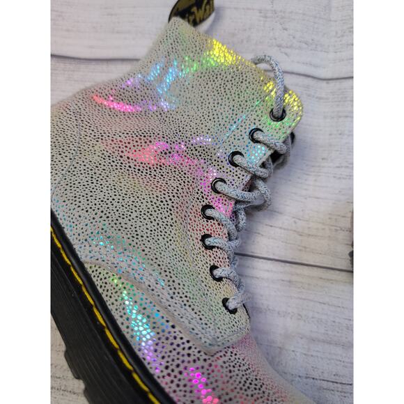 3 Dr. Martens Multi Glitter 1460 Pascal Y Boots - Picture 4 of 10